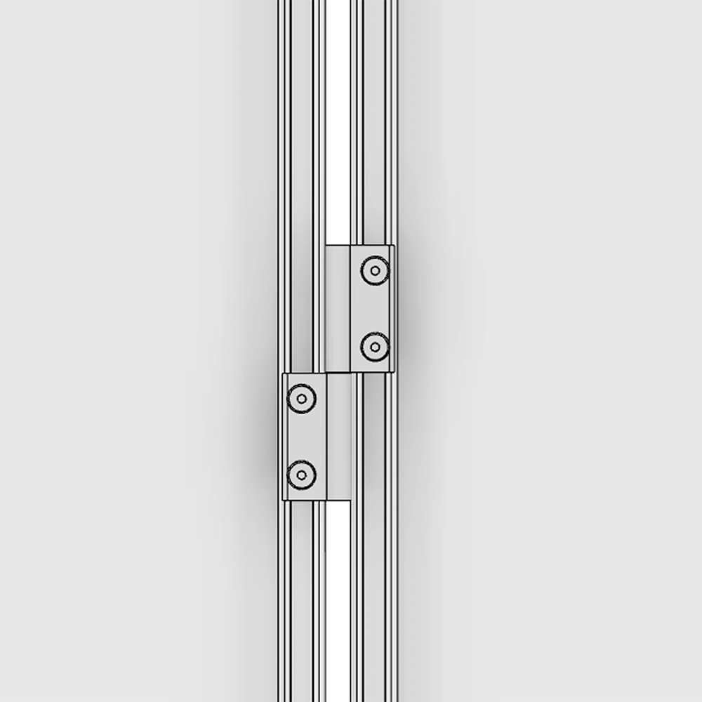 51-185-1SS MODULAR SOLUTIONS LIFTOFF HINGE WITH STAINLESS STEEL HARDWARE 30 PROFILE LIFTOFF HINGE